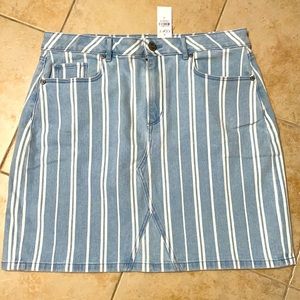 Loft Denim Skirt NWT